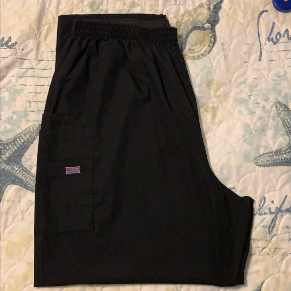 Women’s Cherokee Workwear 2XL black scrub pants